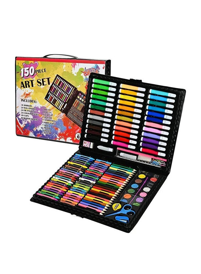 Toyland 150 Pieces Kids Art Set with Drawing & Coloring Tools | Creative Art Kit - Image 1
